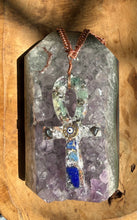 Load image into Gallery viewer, Evil Eye Ankh Amulet