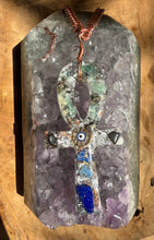 Load image into Gallery viewer, Evil Eye Ankh Amulet
